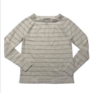 BANANA REPUBLIC- Merino Wool gold stripe sweater